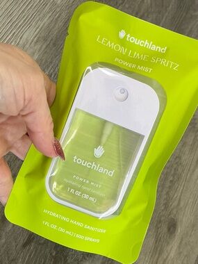 Touchland Lemon Lime Spritz Hydrating Hand Sanitizer Mist - Green